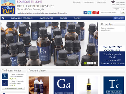 Distillerie bleu provence